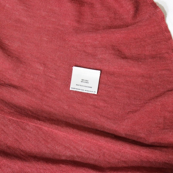 Eileen Fisher Silk Linen Open Front Knit Cardigan - Picture 8 of 8